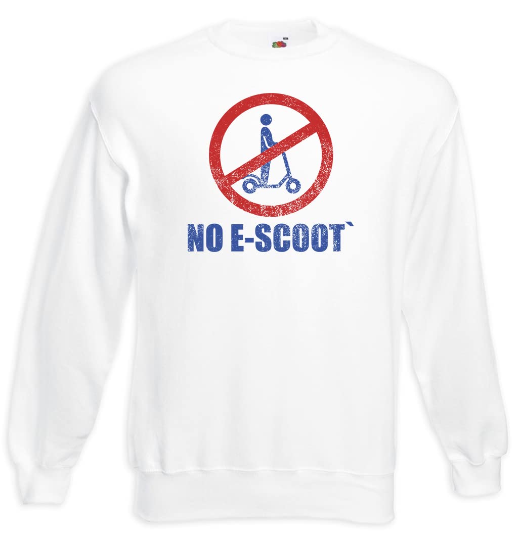 Pull à capuche No E-Scoot sweat shirt en molleton imprimé