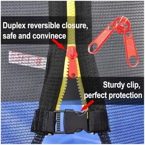 Trampoline Enclosure Safety Net, Durable Protective Barrier for Indoor and Outdoor Use, Ensures Safe Bouncing Experience