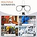 6878 Spectacle Kit, Compatible with 3m Spectacle Kit, for 3M Full Facepiece Respirators Including 6000, FF-400, and 7000 Series, Adjustable Prescription Lens Frame for Eye Glass Wearers, Not Included