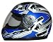 Produktbild protectWEAR Kinder Motorradhelm Integralhelm SA03-BL + Sturmhaube - XXS