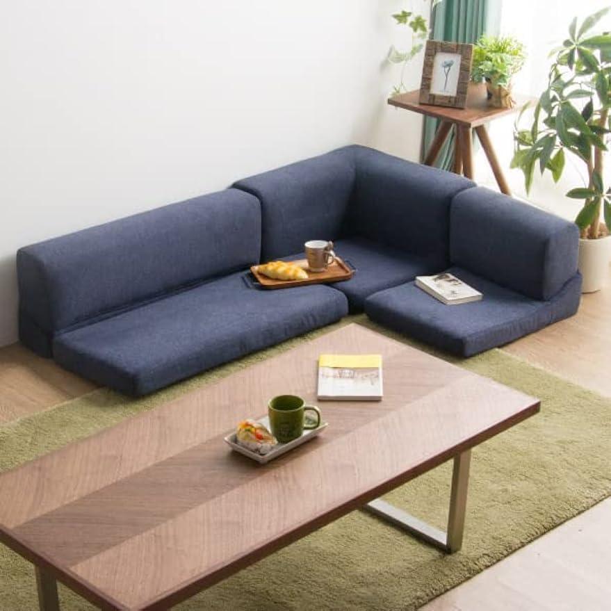 Amazon｜ローソファー 3点セット ソファー 2人掛け フロアソファ