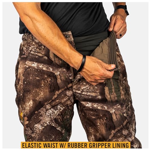 HOT SHOT Men’s Camo Hunting Pants, Waterproof Insulated All-Day Cold Weather Camouflage Hunting Clothes3