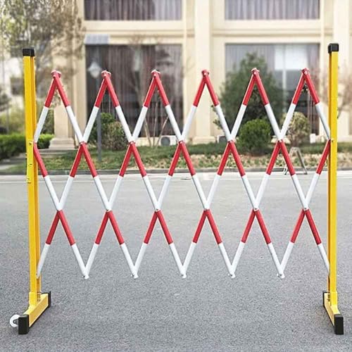 MZBDYYF Barreras de seguridad plegables expandibles para sitios de construcción, ascensores y carreteras al aire libre para parque infantil, hotel, control de multitudes
