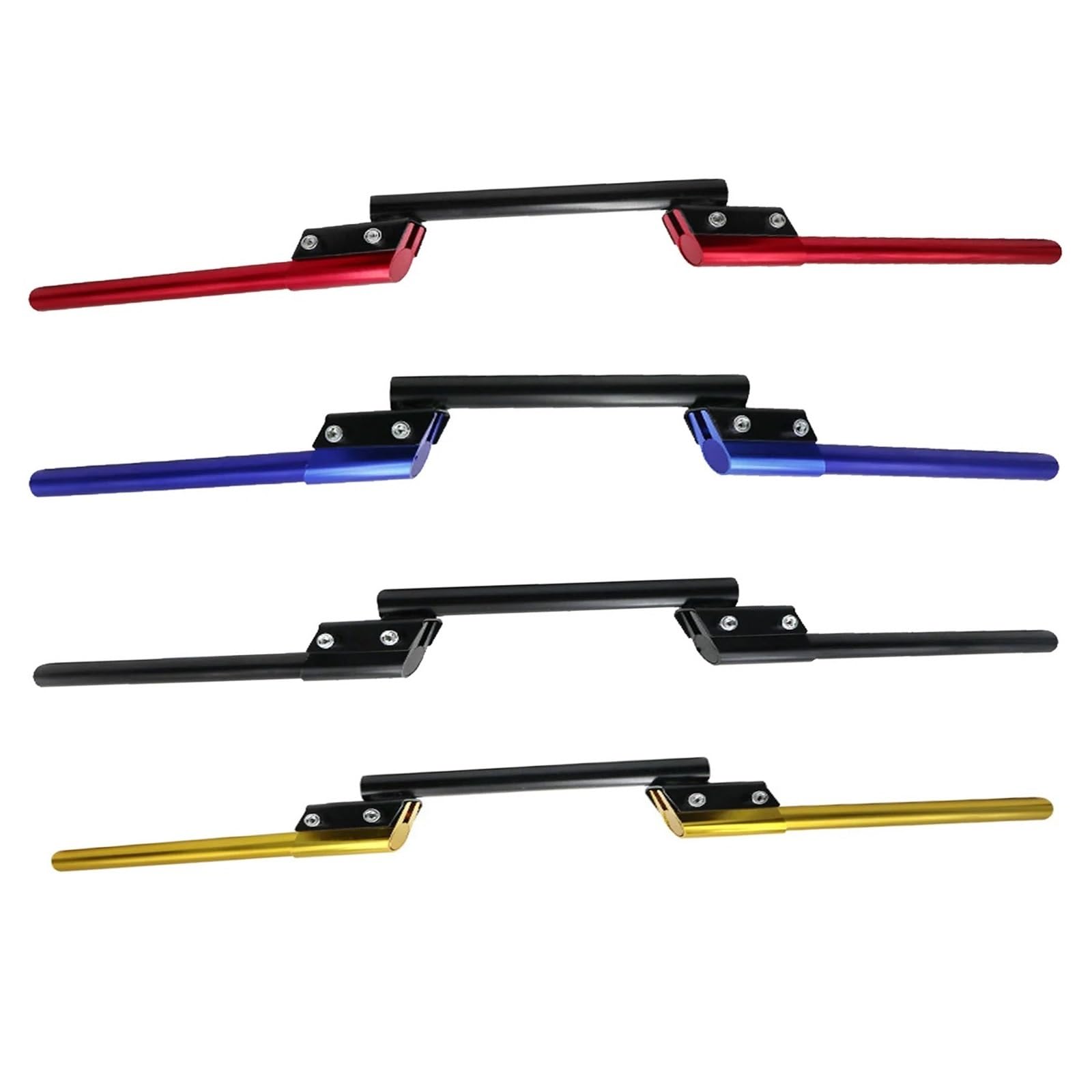 Manubrio Per Moto Da 7/8" Con Di Sterzo Regolabile Rimovibile Da 22 Mm Manubri Per Moto(Gold)