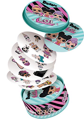 Asmodee Dobble LOL Juego de Cartas Sorpresa