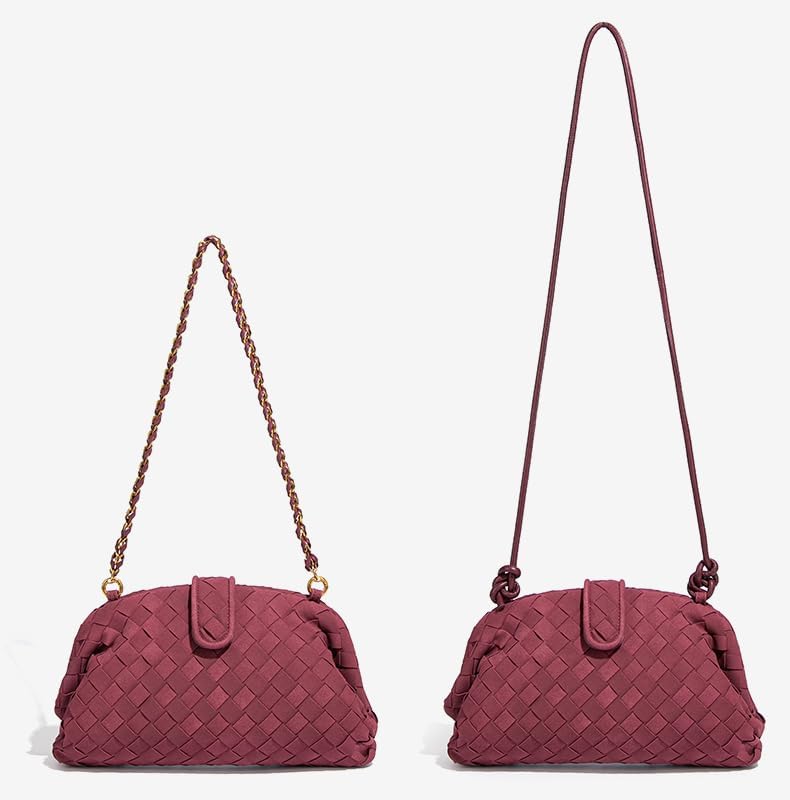 Molodo Woven Bags for Women Shoulder Bag PU Leather Handwoven Crossbody Bag Satchel Woven Purses - Image 6