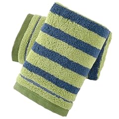 Green & Navy Striped