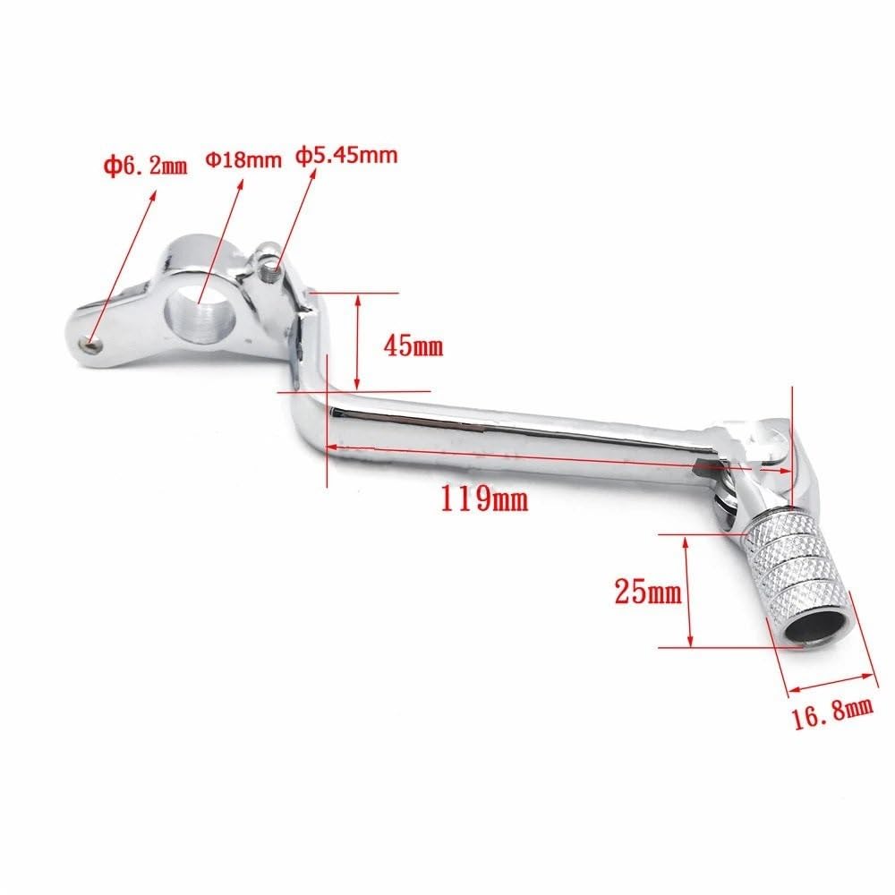 Leva kick avviamento Adatto per Suzuki GSXR1300 R per Hayabusa 1999-2007 Pedale Del Cambio Leva Piede Aftermarket Parti Motociclo Kit pedale avviamento moto(MT280-007-BK)