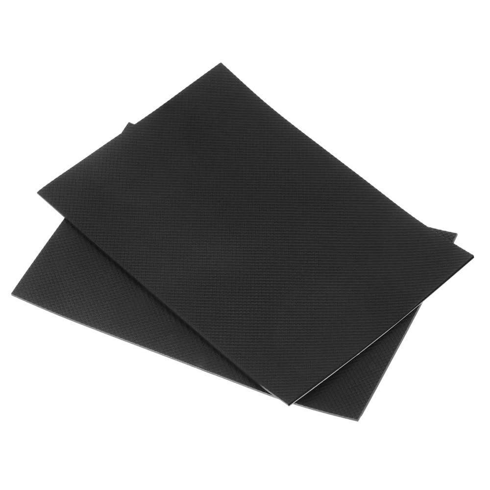 Almohadillas for Muebles Autoadhesivas recortables, de Silicona, antiarañazos, Color Negro(1 Pack 12X6 In)