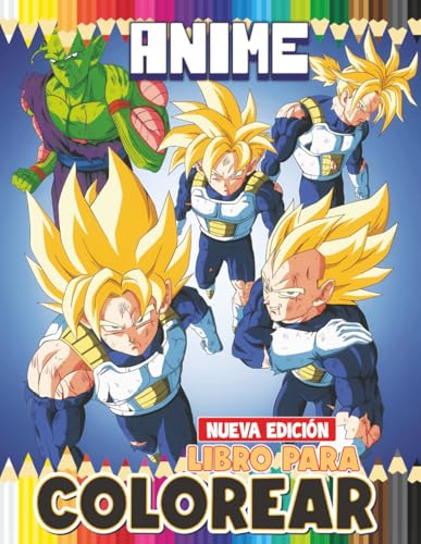 Libro Para Colorear Anime