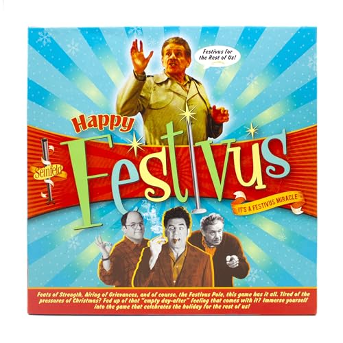 Juego de Mesa Aquarius Seinfeld Festivus - Juego Temático de la Serie Televisiva Seinfeld - Regalo Familiar Divertido para Niños y Adultos - Merchandising y Coleccionables Oficialmente Licenciados de Seinfeld miniatura 7