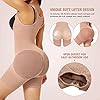 Lover-Beauty Back Fat Shapewear for Women Tummy Control Full Body Shaper Seamless Faja Compression Garment, Beige, M/L