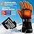 ABXMAS Heated Gloves for Men Women Rechargeable, 7.4V 3200mAh Electric Battery Heated Gloves 3 Temp Level, Waterproof Touchscreen Heating Gloves for Outdoor Work Arthritis Winter Sports, M