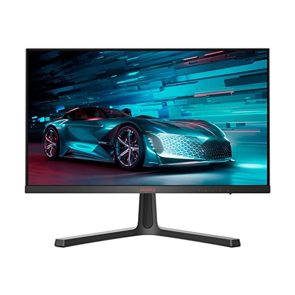 KOORUI 24E4 - Monitor Gaming de 24'' FullHD 165Hz (1920 x 1080 p, Ratio 16:9, Panel VA, DCI-P3 85%), LED, AMD FreeSync, G-Sync Compatible, Flicker-Free, Low Blue Light, Color Negro