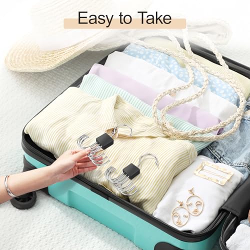 2 Pack Tank Top Hanger, Bra Hangers for Closet Organizer Max 36 Storage Capacity, Space Saving 360°Rotatable Metal Bra Organizer, Closet Organizers and Storage for Tank Top, Bras, Scarf, Purse etc. - Image 6