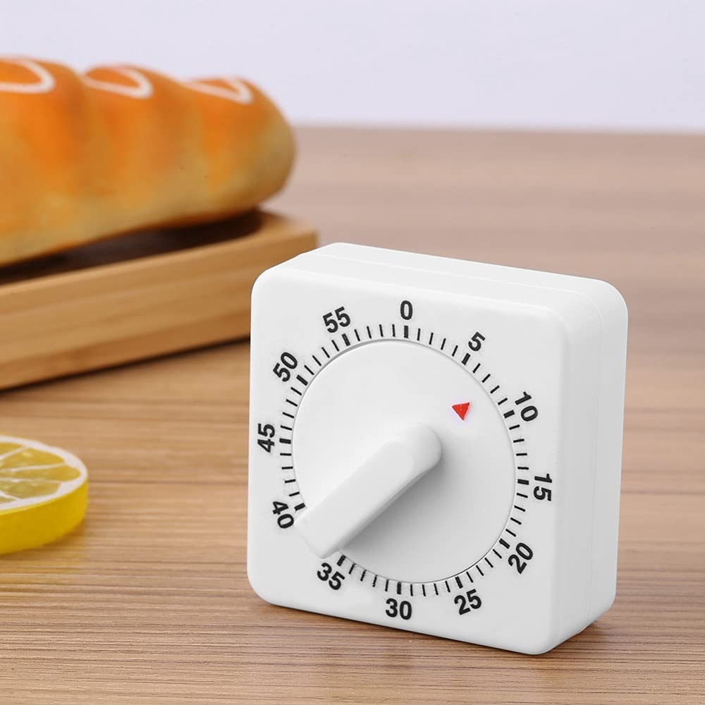 minutnik, Kitchen Timer 60 Min Countdown Alarm Mechanical Baking BBQ Clock Cooking Tool