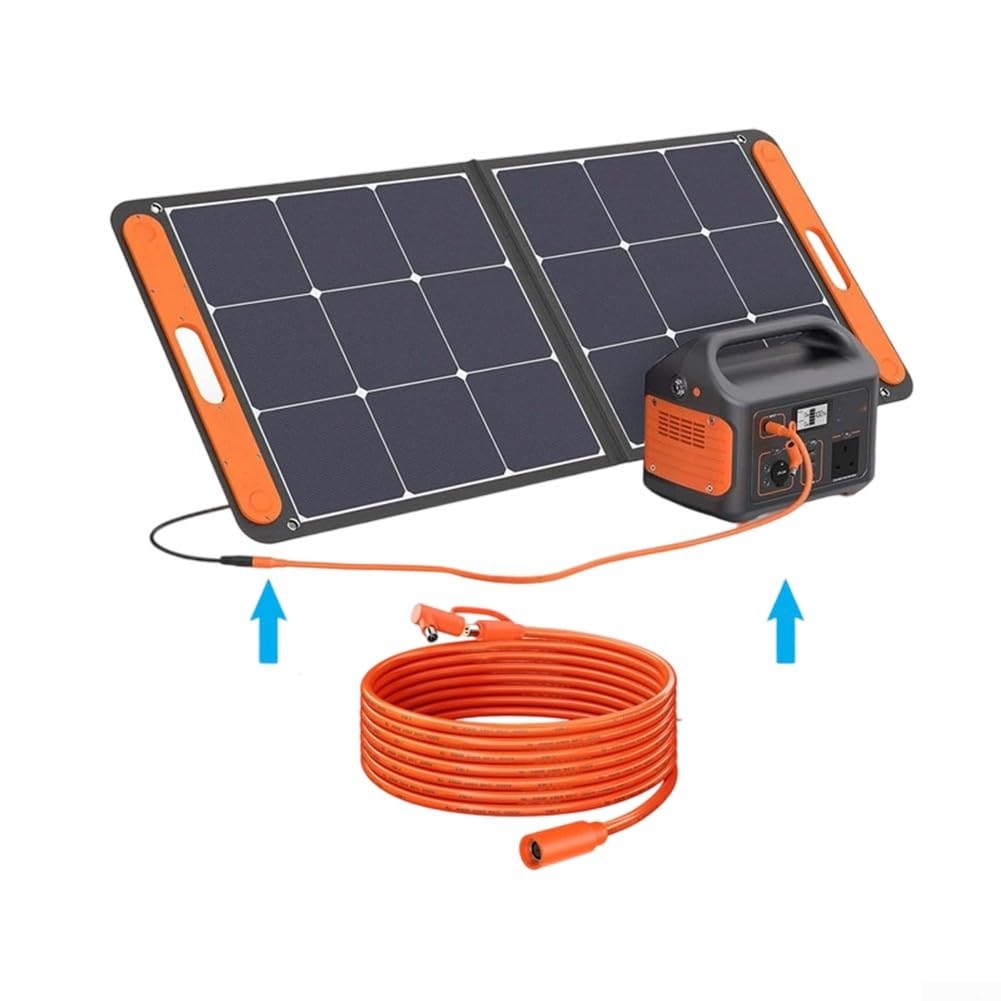Solar-Verlängerungskabel, DC8 mm, 10 m, mit DC8020 DC7909, 12 AWG Verlängerung für Jackery Power Station Solargenerator kompatibel