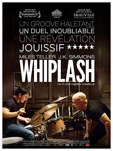Affiche de Cinéma Originale Whiplash 120x160 cm pour Décorer un Salon de Musicien