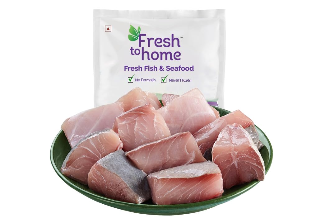 FreshToHome Trevally/Vatta (Large) | Curry Cut | 480g to 500g Pack | Fresh | Never Frozen-image-29