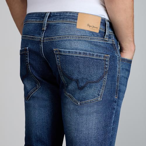 Image of Pepe Jeans Men's Jeans | Slim Fit | Mid Rise | Stretchable
