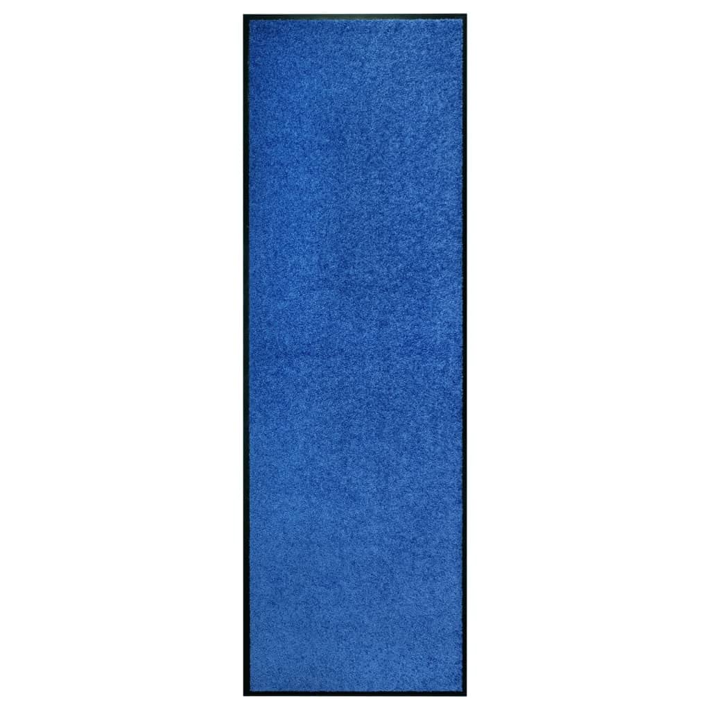 Paillasson bleu pour couloir et entrée tapis de maison moderne 60x180