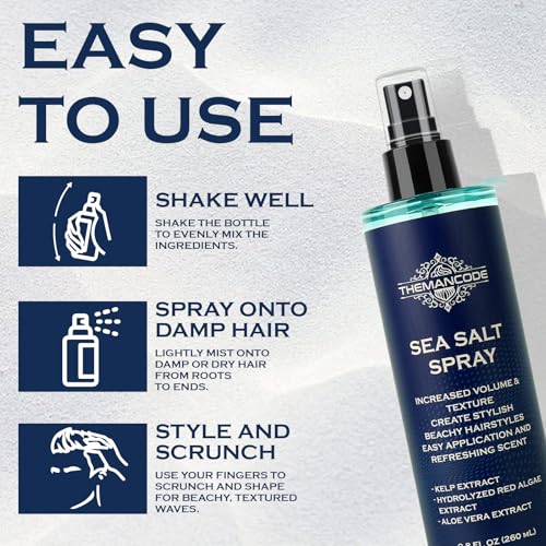 Spray de Sal Marina para Cabello con Volumen y Textura miniatura 4