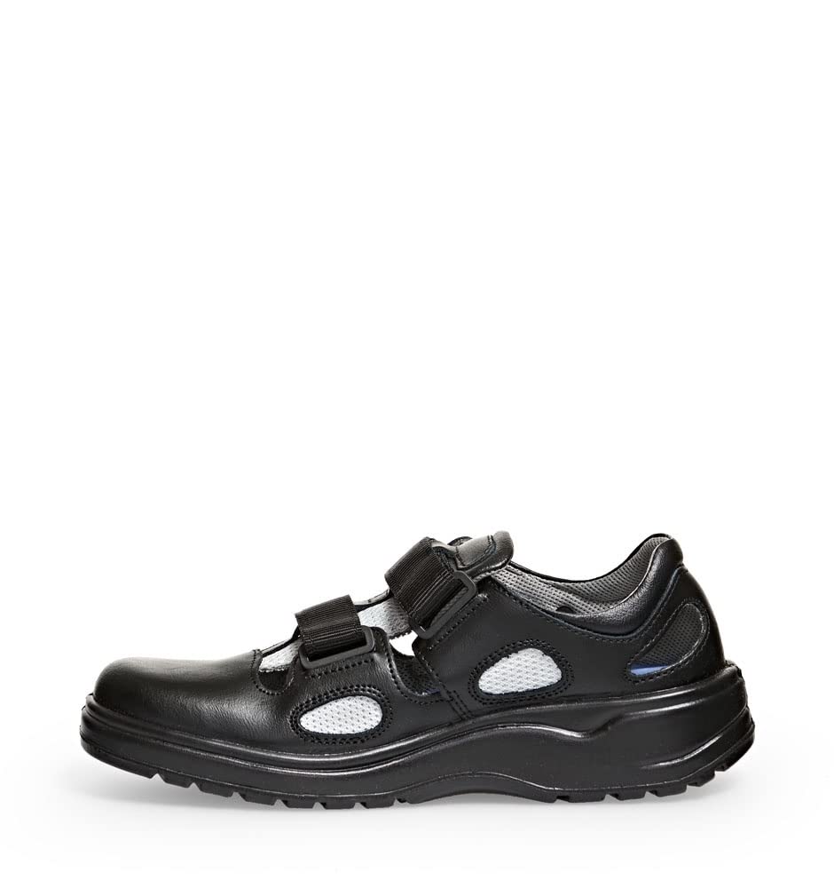 ABEBA 7131136 X-LIGHT ESD Sandalen, O1, FO, SRC, Schwarz, Größe 40