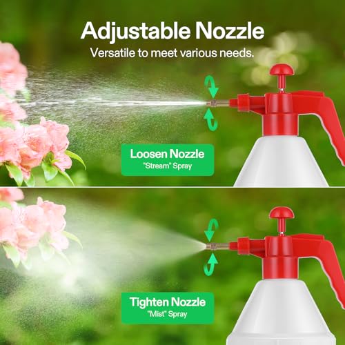 Image of VIVOSUN 50oz Pump Sprayer, Handheld Garden Water Sprayer Bottle (Pack of 2)