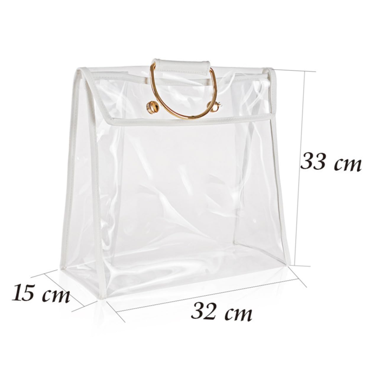 Didiseaon Clear Bag Organizer for Women Handbag Protector with Hook Transparent Storage Case for Purses Accessories and Clothes Stylish Design for Closet Organization