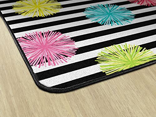 Flagship Carpets CA2010-28SG Schoolgirl Style Just Teach Poms Classroom Area Rug thumb #6