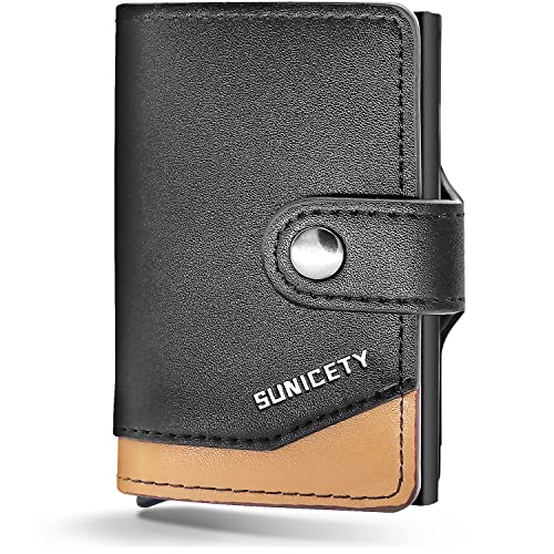 Hitze Tarjetero Despegable de Tarjeta de Crédito de Hombre RFID de Protección de NFC Cartera hasta 11 Tarjetas (Negro) Cover