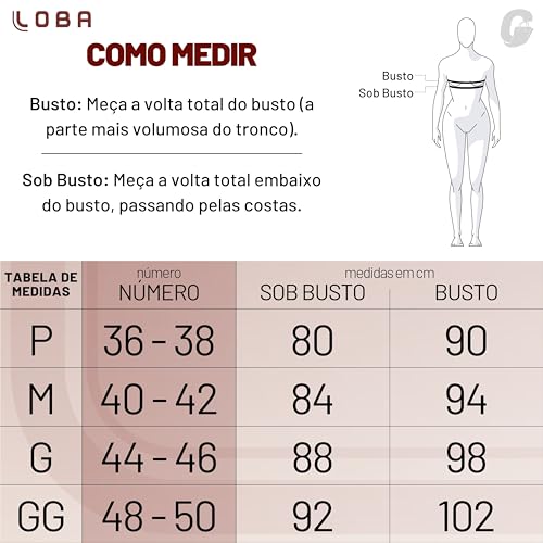 LOBA BY LUPO Kit 2 Top Power Basic Sem Costura Canelado Feminino Adulto, 2 Preto, GG