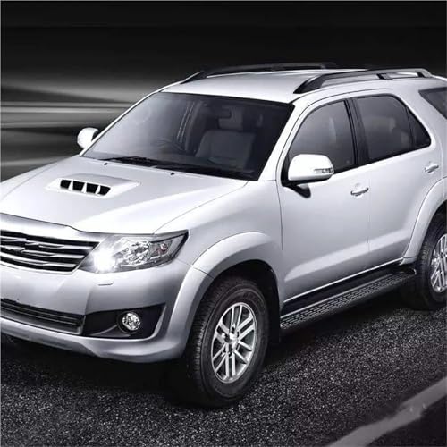 Barres de toit longitudinales Fortuner solution embout noir - 2