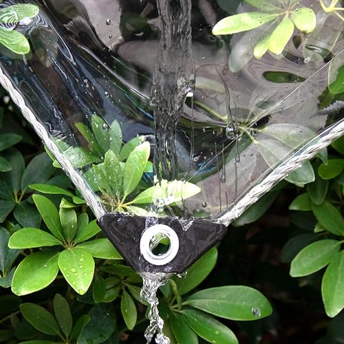 Lona impermeable de camping y jardín con ojales para cubrir suelo y equipos 2