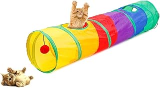 CHUER Katzen Hunden Spielzeug, Katzenspielzeug Hundenspielzeug Haustier Kleintier Spiel Tunnel Katzentunnel Faltbarer Spieltunnel für Hasen, Katzen, Hunde und Kleintiere product image