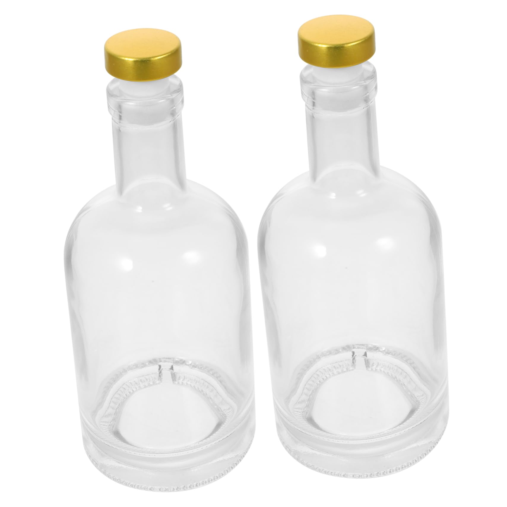 Bouteille en verre transparent whisky vodka flacon conservation spiritueux 500ml