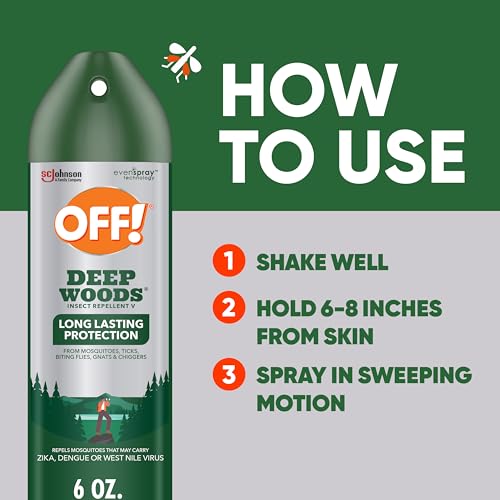 OFF! Deep Woods Insect & Mosquito Repellent Bug Spray, 6 oz - image 8