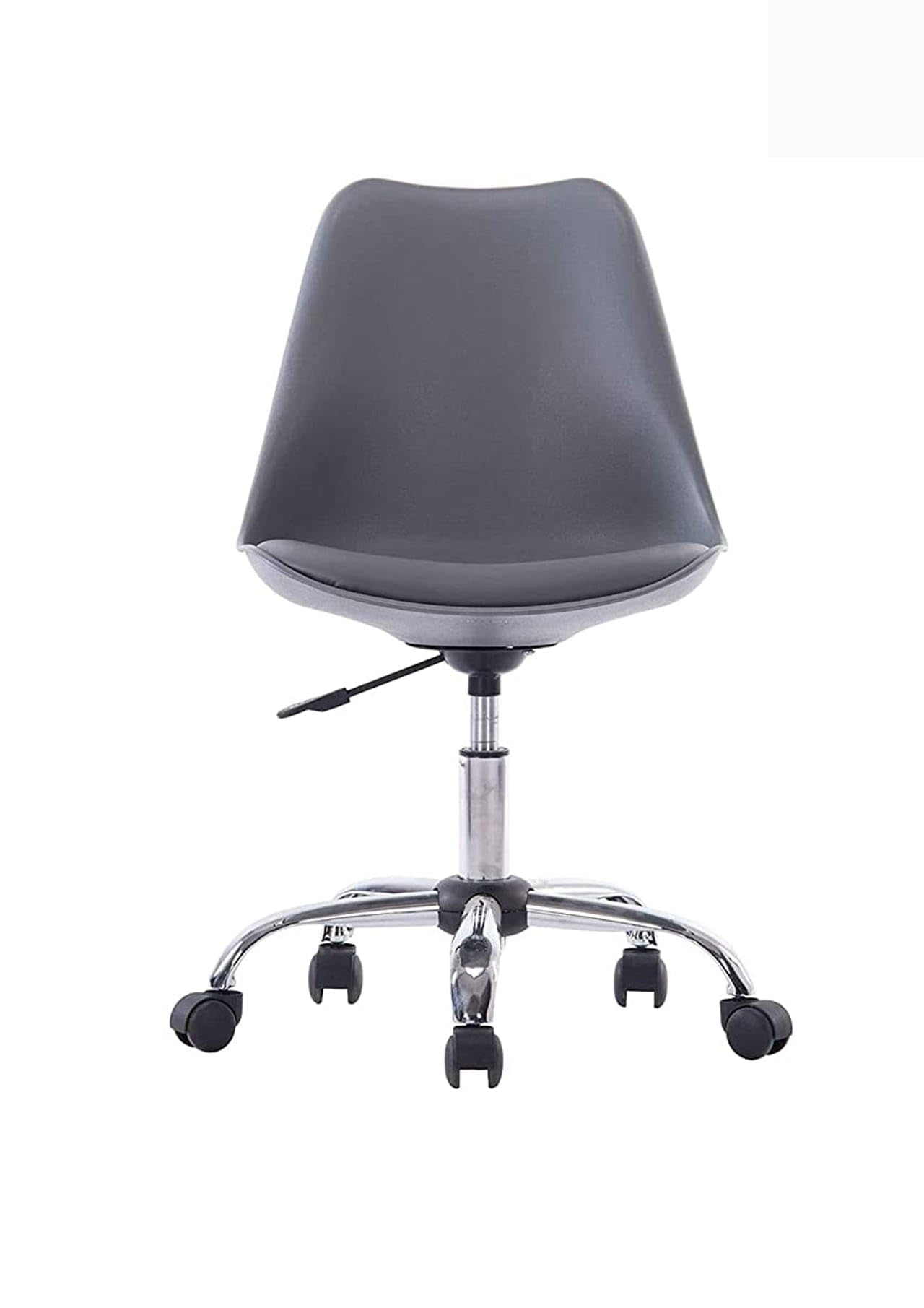NGFC Armless Revolving Office Chair || Height-Adjustable Stylish Modern Back Office Chair for Salon/Spa/Bar/Medical/Kitchen/Doctor Stool Chair (Grey)-image-11