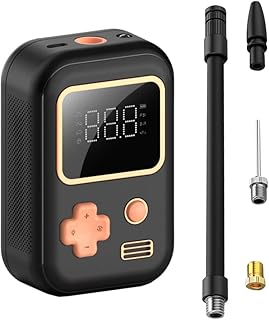 ERYUE Bomba de ar de carro 150PSI sem fio portátil compressor de ar elétrico portátil inflador de pneu com função de desligamento automático de luz LED para bolas de pneus de bicicleta de carro