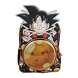 Dragon Ball Z Anime Die Cut 3D Goku Character Kids Backpack