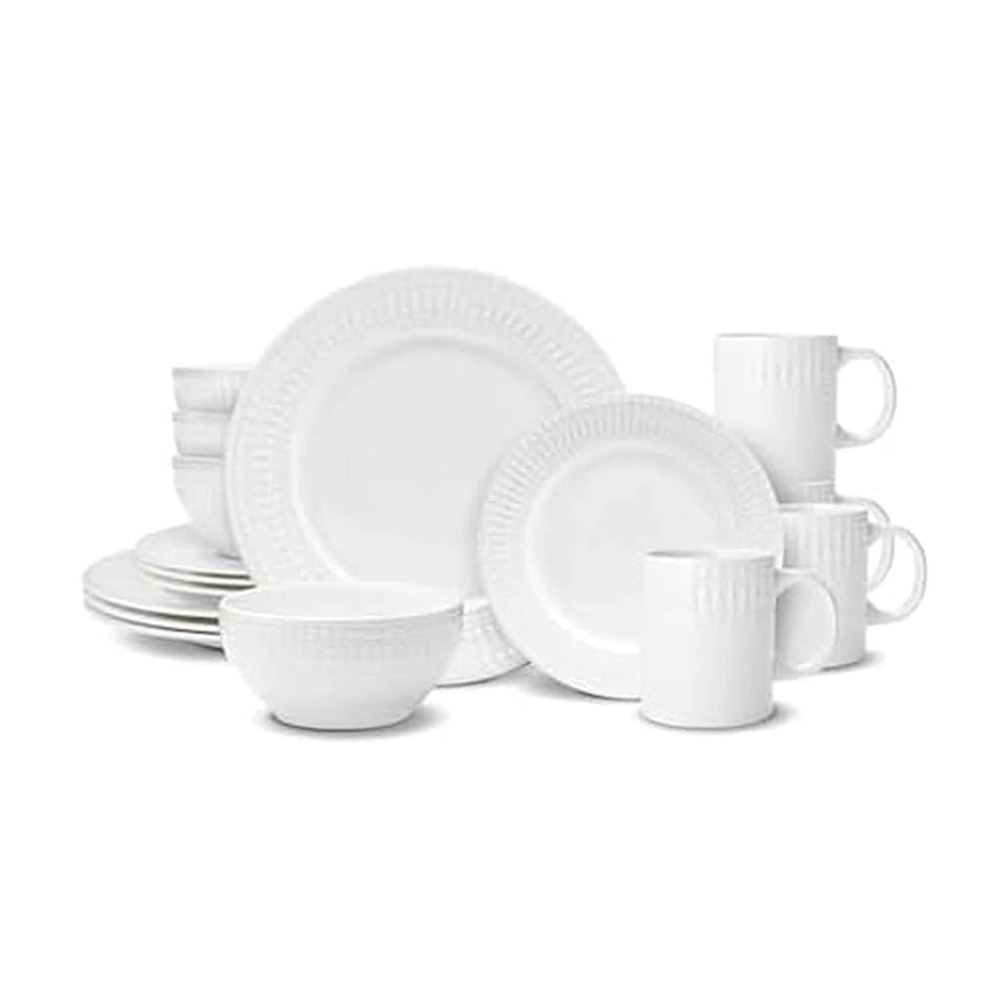 Pfaltzgraff Cassandra 16-Piece Porcelain Dinnerware Set, Service For 4
