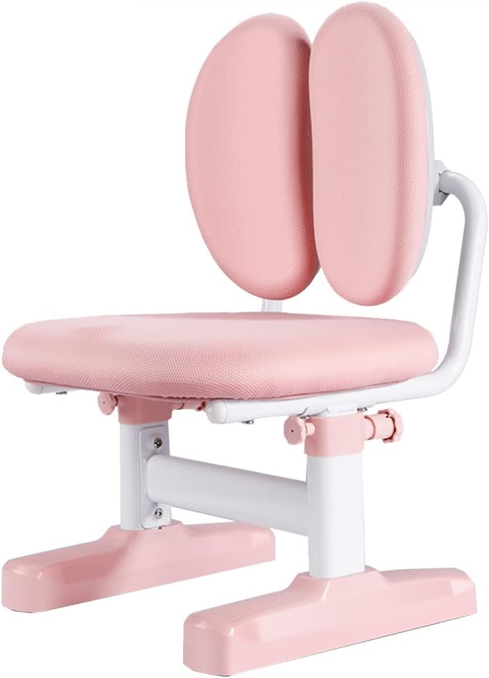 GIZNXBA Kids Desk Chair Height Adjustable Children Study Chair Max Load 220LBS Indoor Outdoor Kids Task Chair with Adjustable Backrest for Children Age 3-18 School Home (Color : /Pink)