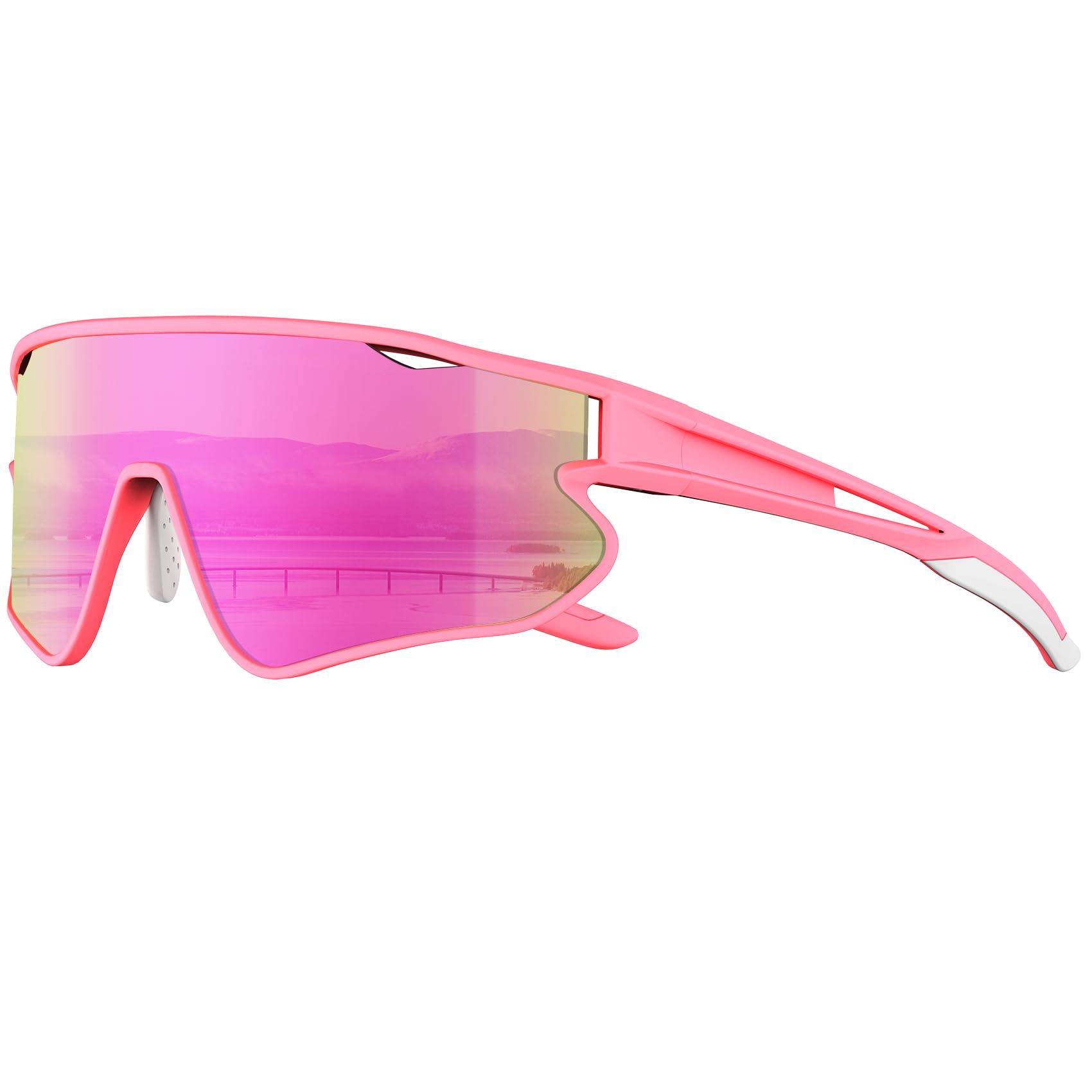 HENGOSEN Sports-Sunglasses Polarised-Sunglasses-Mens Cycling-Running Sun-glasses : Driving Motorbike Fishing UV400 Protection