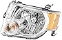 Evan-Fischer Headlight Assembly Compatible with 2008-2012 Ford Escape Halogen Driver Side