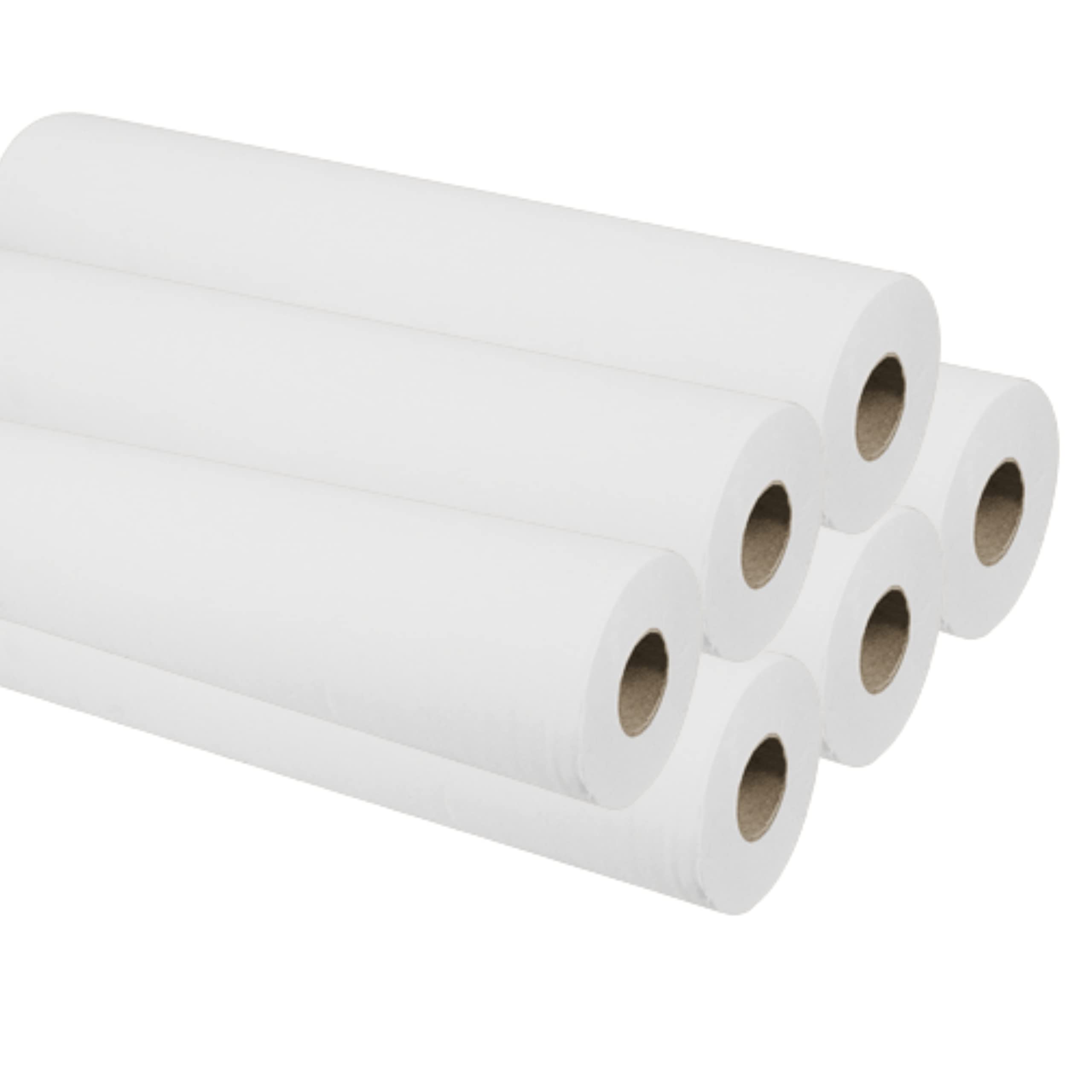 DSTOCK60 Draps D'examen Magnum - Pure Ouate 2x18g/m² - 6 Rouleaux - 300 Formats -50x38cm - Fabricant Français®
