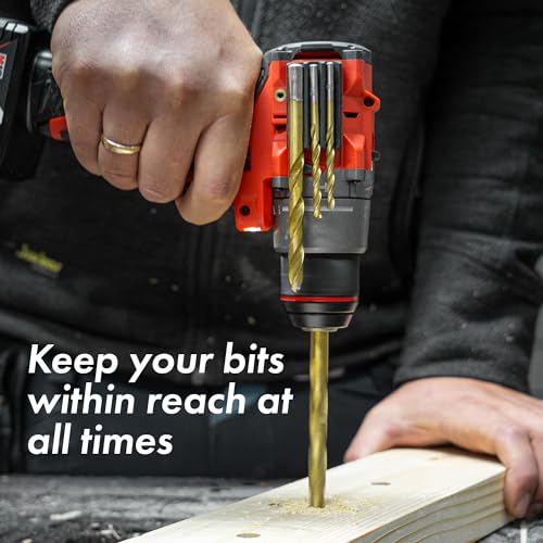 Simon Tools Magnetic Bit Holder for Impact Drivers and Drills - Super Strong Adhesive - Drill Accessory That Fits Most drills: Dewalt, Makita, Klein, Bosch and Milwaukee Bit Holder - Image 6