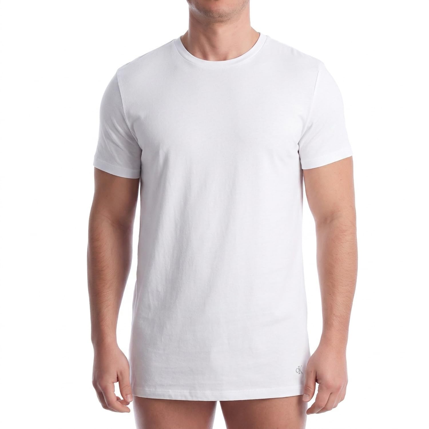 Calvin Klein Pack 3 Camisetas Interiores Hombre Slim Cotton Stretch Blend NB4185