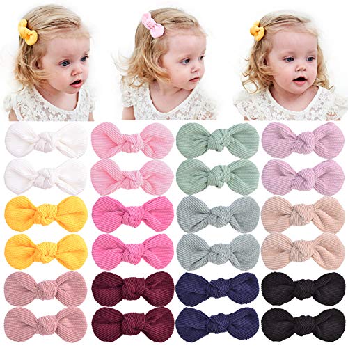 24 clips para el pelo para niñas y bebés, de nailon, accesorios para el pelo para niños pequeños, escuelas y niñas Cover
