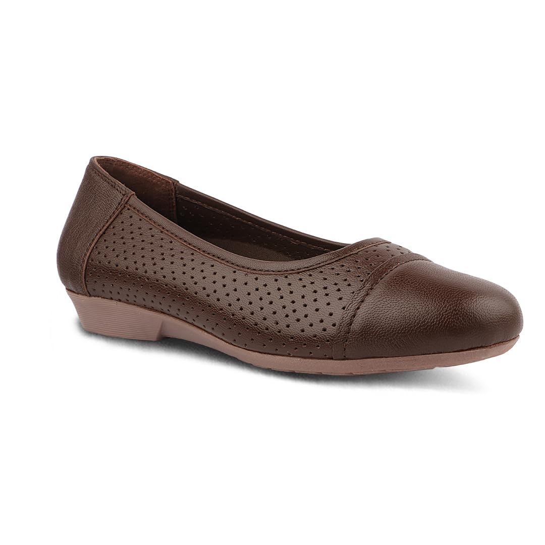 medifeet Genuine Leather Ballet Flats with Arch Support for Women's-picture-24