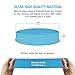 Suddora Sweatbands Set, Moisture Wicking 2 Wristbands and 1 Headband, Breathable Terry Cloth Athletic Bands for Basketball, Tennis, Yoga, Gym, Sweat Bands for Costumes and Cosplay, Neon Blue